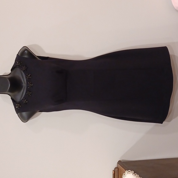 Kate Spade Empire Waist Bejeweled Neckline Sleeveless A Line Dress- Sz. 0 - Picture 12 of 12
